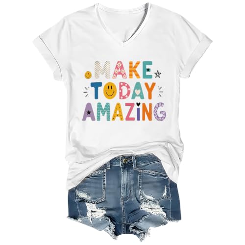 Make Today Amazing Shirt, Positive Teacher Motivational Saying T-Shirt