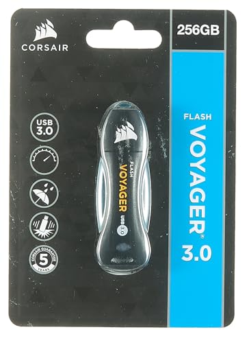 Corsair CMFVY3A-256GB Flash Voyager USB Flash Drive, USB 3.0, 256GB
