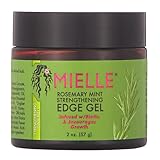Mielle Organics Rosemary Mint Strengthening Edge Gel, Infused w/Biotin, 2 Ounces