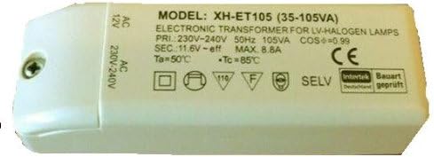 XH-ET105 Halogen Electronic Transformer (35-105 VA) 105 VA 105 W 112 x 39 x 28 mm