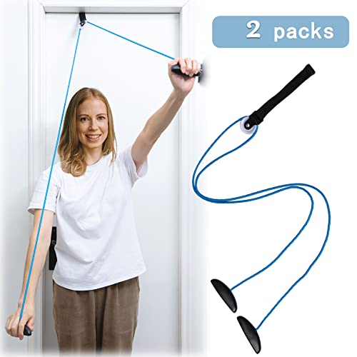 Image of Shoulder Pulley Over The Door Physical Therapy System, Exercise Pulley, Alleviate Shoulder Pain and Facilitate Recovery from Surgery