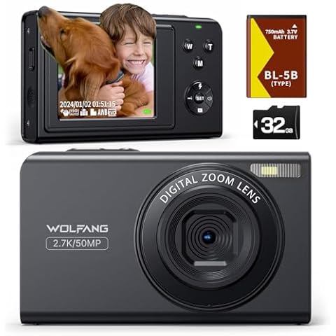 WOLFANG Appareil Photo Numérique 2.7K Cover