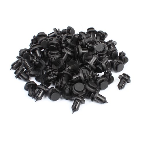 uxcell 100pcs Auto Interior Push Expanding Screw Plastic Rivets for 10mm Hole