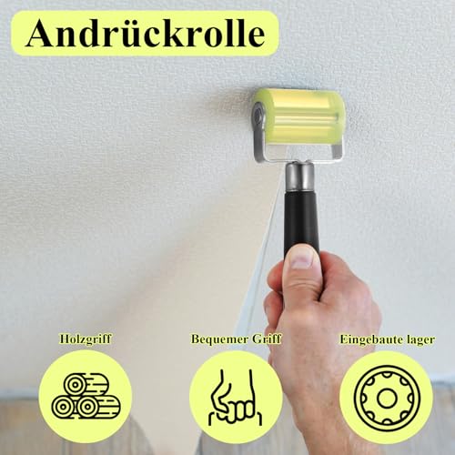 Miniatura 4 de 1 Pcs Rodillo De Presión De Goma, 48mm Rueda De Rodillo De Presión De Goma, Rodillos Sellos Para Amortiguadores De Coche, Audio De Automóvil, Soldadura De Cinta De Borde De Pvc, Alfombras, Etc