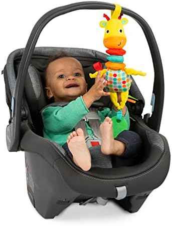 Bright Starts Pull, Play & Boogie Musical Activity Toy for Stroller - Giraffe - Unisex, Newborn + - 1