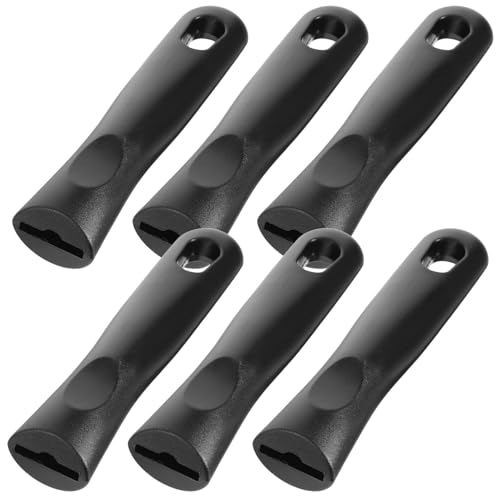 6pcs Saucepan Handle Replacement Bakelite Pot Handle with 24 Screws Pressure Cooker Handle Canner Handle Pan Grip Handle Kitchen