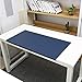 Produktbild DM&FC PU Kunstleder Office Desk Mausmatte Mit Full Grip Fixation Lip, Tisch Blotter Desk-pad-Protector Wasserdicht Gaming-schreiben Matte-Marineblau 90x40x2cm