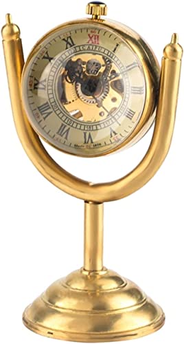 Reloj de bolsillo mecánico para escritorios sosos solucionando la falta de estilo vintage 2