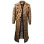 Distressed Brown Quilted Lined