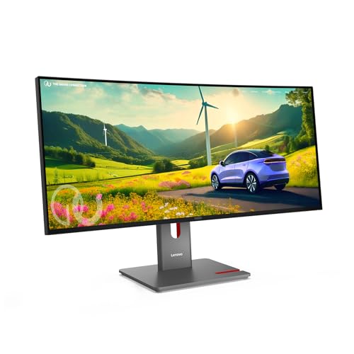 Lenovo ThinkVision P34WD 40 Écran LED incurvé 34 3440 x 1440 @ 120 Hz IPS 350 cdm² 2000:1 DisplayHDR 10 4 ms HDMI DisplayPort USB C eclipse - vue 10