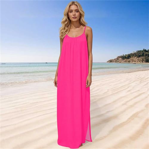 Robe dos nu rose de coupe cami avec finitions soignées - 7