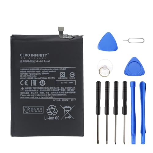 MI NOTE9 4G POCO M3, NOTE9 4G��, BN62 �d�r �Ή��p 3.87V 5900mAh 22.83Wh �݊��n?�b�e���[ �n?�b�e���[�C���p ���t���H��Z�b�g 2026DP