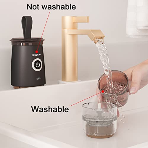 Portable Burr Coffee Grinder, Electric/Manual 2-in-1 Cafe Bean Grind Mill, USB Rechargable Mini Electric Coffee Grinder with 5 Grind Settings (Classic Black)