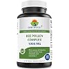 Brieofood Bee Pollen Complex 1000 mg 120 Tablets - Made with Bee Pollen, Bee Propolis, Royal Jelly Powder