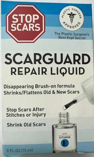 Scarguard MD Liquid, SG5 Technology Scar Treatment - 0.5 oz, Pack of 3 - Packaging may vary