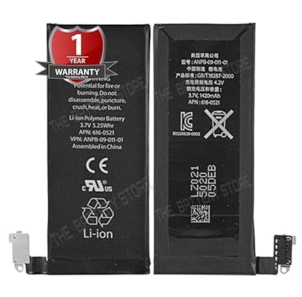 Image of THE BATTERY STORE Original Battery for iPhone 4G / 4 Battery with 1 Year Warranty**** (PR186)