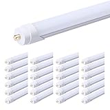FALANFA Single Pin T8 96" 8ft LED Tube 45W, 8' LED Fluorescent Tube Replacement,AC 85V- 277V Input,