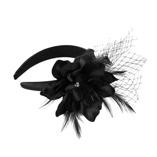 Traditional Flower Hairpiece Bridal Rhinestones Decoration for Weddings Races Party Wedding Event Traditional Flower Hairpiece