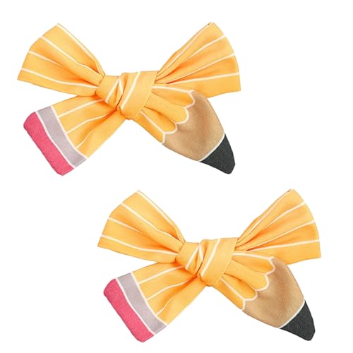 Totelux Back to School Hair Bow Clips Pencil Hair Barrettes Stripe...