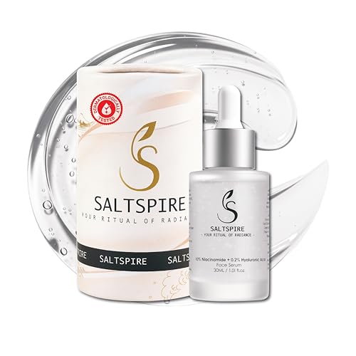 Image of 10% Niacinamide Face Serum with 0.2% Hyaluronic Acid | Dermatologically Tested | Brightening, Hydrating, Acne Marks & Dark Spot Removal | Oil Control, Pore Tightening | For Glowing Skin | All Skin Types | 30ml, CLEAR - ( PACK OF 1 ) (OTHER)