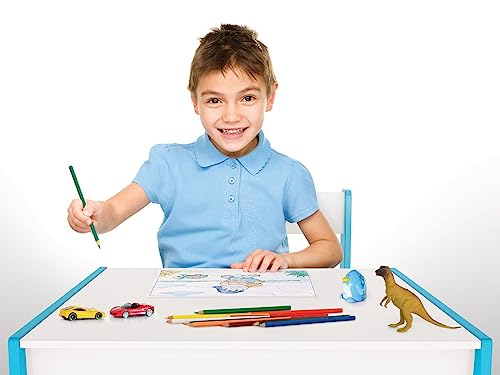 Conjunto Mesa + Cadeira Infantil Azul - Junges