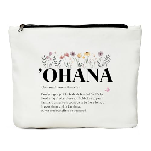 Inspirational Definition Cosmetic Bag, Hawaiian Gift, Motivational Makeup Bag Hawaiian, Home Family Gifts, Birthday Friendship Gifts for Women Female Her Friend Sister Coworker Daughter