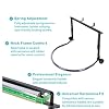 Hoppipola Adjustable Harmonica Holder Neck Rack Hands-Free Metal Stand for Musicians Secure Spring-Tension Mount for Guitar Piano Play Silver Black Black #4