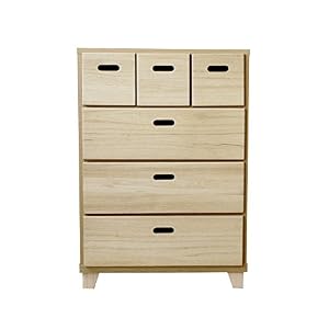 大川家具 nakakei チェスト クレスト 60cm幅4段 ナチュラル 246513