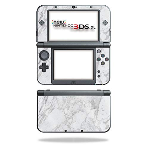 MightySkins Glossy Glitter Skin for Nintendo New 3DS XL (2015) - Frost Marble | Protective, Durable High-Gloss Glitter Finish | Easy to Apply, Remove, and Change Styles | Made in The USA