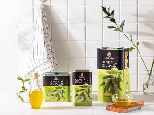 زيت زيتون بكر قطفة أولى 1لتر - صفوة الجوف