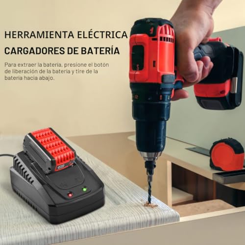 Miniatura 4 de Asuncell Cargador De Repuesto Para Bosch 14,4 V-18 V Bc660 Bc1880 Bat609 Bat609g Bat618 Bat618g Bat614 Bat614g Cargador Rápido De Batería De Iones De Litio, Cargador De Herramientas Eléctricas De