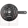 Zjyufy Pédalier de 170 mm pour VTT avec Plateau de Pédalier 24 34 42 T Pédaliers pour Vélos Bras de Manivelle en Acier à Haute Teneur en Carbone pour vélo de Montagne à Vitesse Variable à 8 Vitesses #1