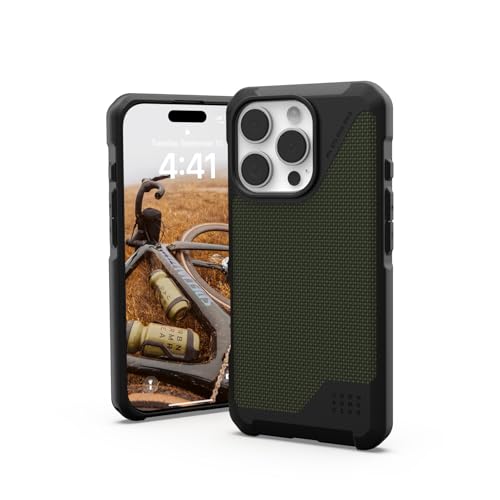 URBAN ARMOR GEAR iPhone 16 Pro 2024�Ή��ϏՌ��P�[�X MAGSAGE�Ή� METROPOLIS LT �P�u���[�I���[�u �y���{���K�㗝�X�i�z UAG-IPH24MA-FLTM-KO