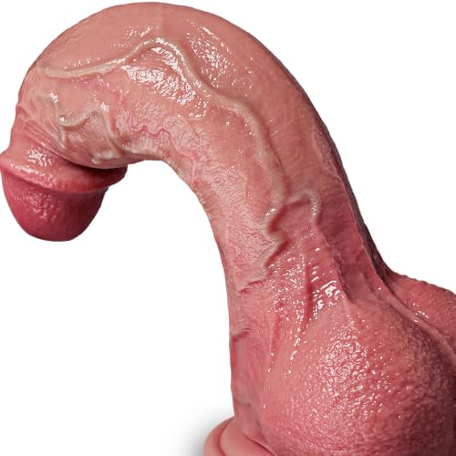 10.8in Huge Realistic Thick Dildo with Suction Cup for Powerful Pleasure
