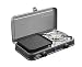 CADAC 2 Cook 2 Pro Deluxe QR Gas BBQ & Camping Stove, Dual Burner Portable Gas Cooker with Flat & Ribbed Ceramic Grill Plates, Quick Release Coupling, Carry Bag Included