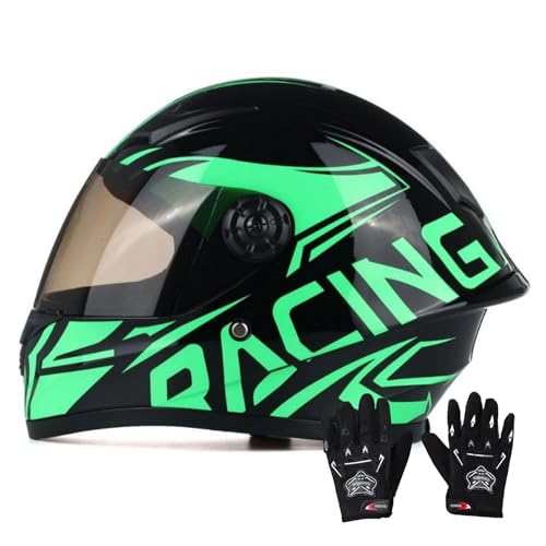 Casque intégral enfants homologué DOT pour moto et karting 47-58 cm