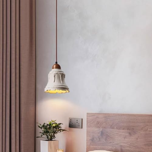 Éclairage de suspension simple et moderne lustre en ciment réglable