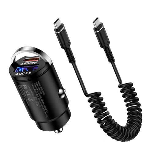 VK[\Pbg }[d Type-C 2|[g 30W+60W USB C P[u 1.2m RC^ Lт PD&QC3.0Ή/USB-A&USB-C/12V-24V Hootek J[`[W[ ^CvC P[u  [d VK[\Pb