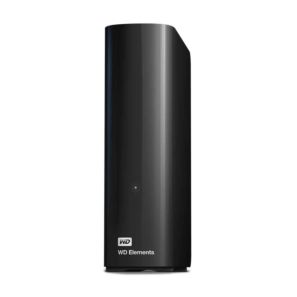 WD 12 TB Elements Desktop External Hard Drive - USB 3.0, Black