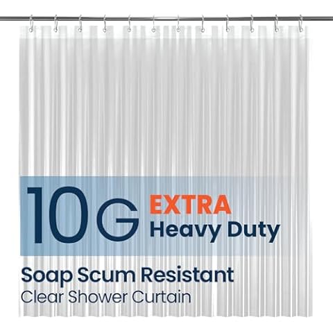 LiBa PEVA Shower Curtain Liner Cover