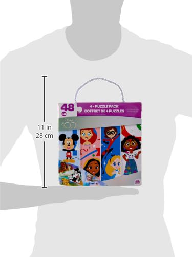 Spin Master Games 6069156 Disney100 Anniversary Puzzles, 4 Pack 48-Piece Jigsaw Puzzles In Storage Box, Puzzles For Kids Ages 4-8 thumb #2