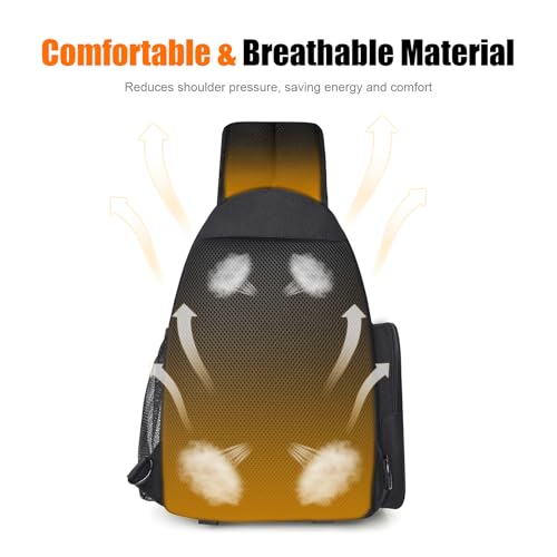 Image of Cwatcun Sling Bag, Crossbody Case for DSLR SLR Canon Nikon Sony Mirrorless Cameras - Photography Backpack for Photographers