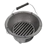 Poêle à charbon pour la cuisson : fabriqué à partir de fonte de , pour une utilisation longue durée, poêle à barbecue extérieur