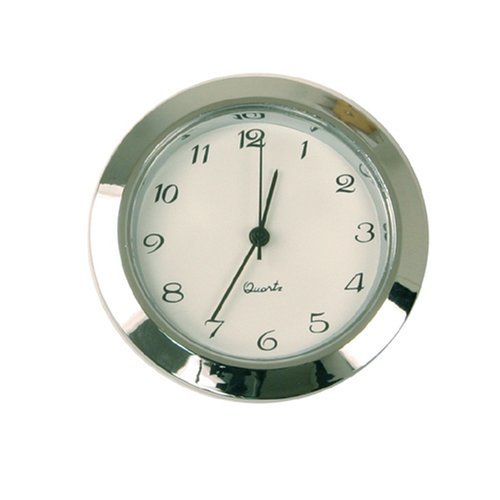 Paylak Mini Clock Quartz Movement Insert Round 1 7/16