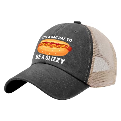 It's A Bad Day to Be A Glizzy Golf Hat Mountain Hat Men Hats Gifts for Dad Golf Hats2