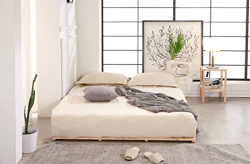 Cedar Wood Low-Rise Bed Frame Ss Size #TOP1