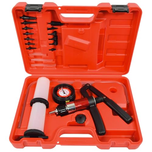 Autobest Pompe à Pression dépression - Testeur - Pompe à Vide - purgeur de Frein