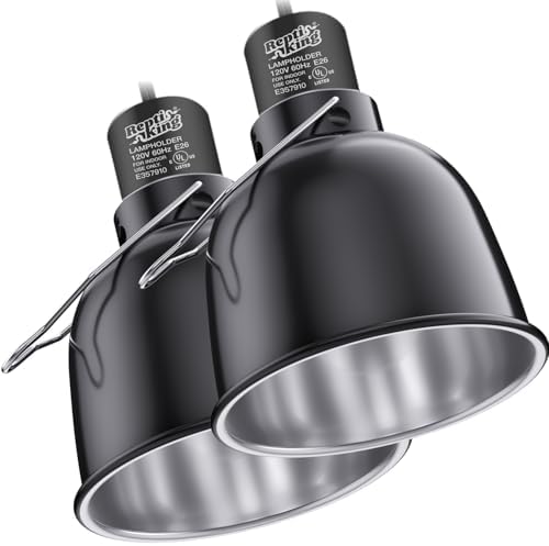 2 Pack Reptile Light Fixture — lifestyle photo