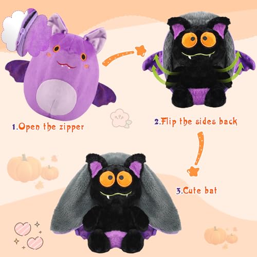 11" MIAODAM Reversible Halloween Plush Stuffed Animal $4.99 + Free Shipping w/ Prime or on $35+ + 50% Off Code QW6LHCC7 Prime - image 2