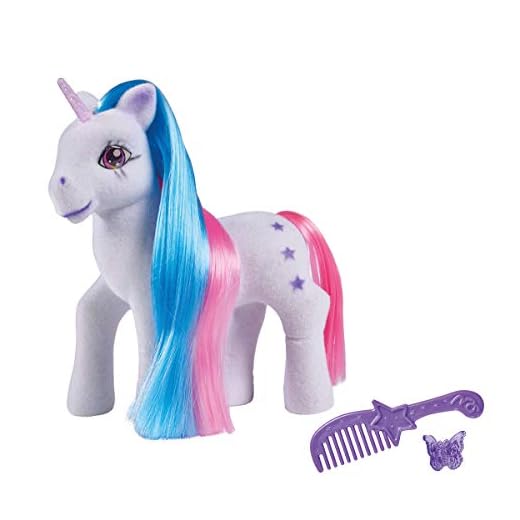 Simba Unicornio Colorido, 14 Cm, Flocado, Con Peine Y Pinzas Para El Pelo, 3 Años, Multicolor (104342482)